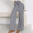 thumbnail image 3 of SIYUDAN Women Pants Business Casual Pants For Women Grey Adult Yoga Pants Loose Work Pants For Women Women Trousers High Waisted With Pockets Women'S Fall Pants, 3 of 4