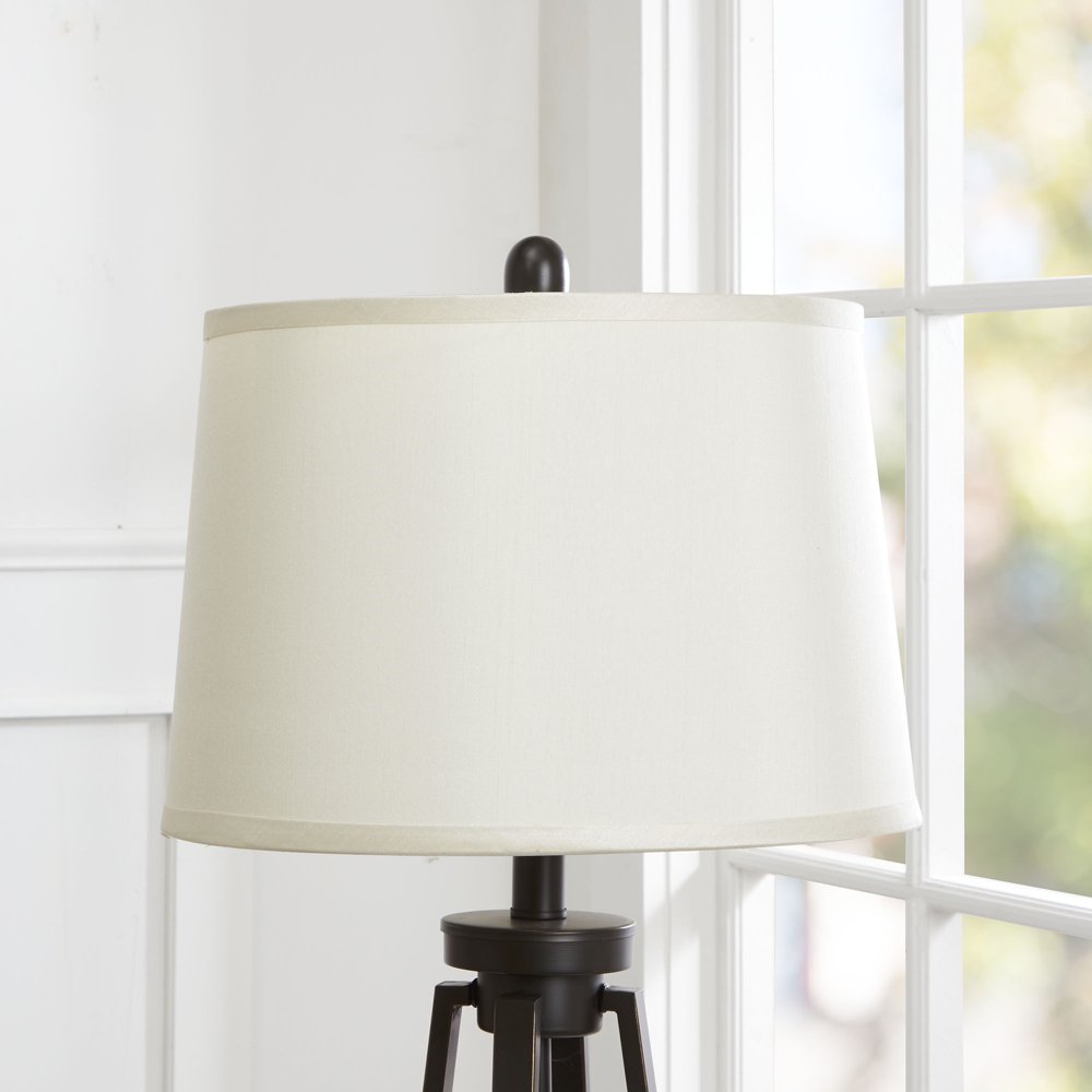 Classic Fabric Drum Lamp Shade with Trim, Multiple Colors
