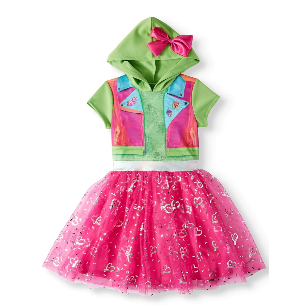 JoJo Siwa - JoJo Siwa Girls 7-16 & Plus Cosplay Tutu Dress With Jojo