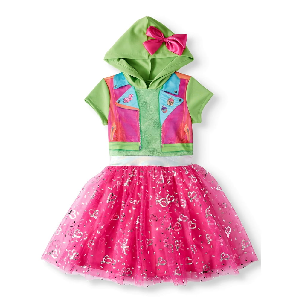 JoJo Siwa - JoJo Siwa Girls 7-16 & Plus Cosplay Tutu Dress With Jojo ...