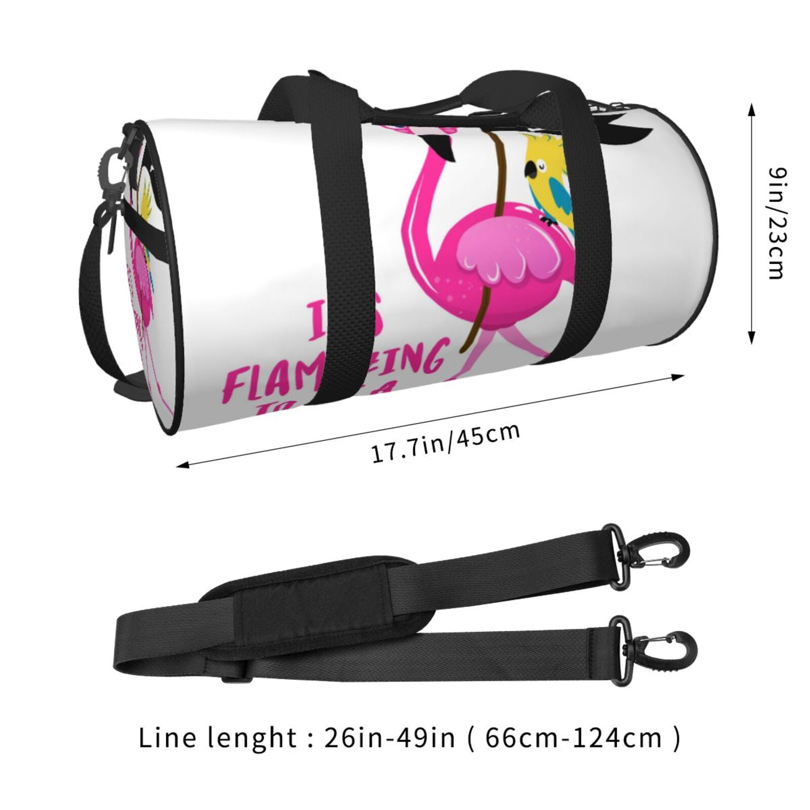 Vsdgher It'S Flamazing To Be A Pirate 45L Foldable Duffel Bag, Sports Gym Bag,Overnight Bag, Portable Weekender Bag for Airplanes