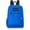 Border Blue, variant on Unisex Polyester Backpack with Side Water Bottle Pocket, Pale Banana