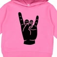 thumbnail image 3 of Inktastic Rocker Horns Toddler Hoodie, 3 of 4