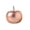 Rose Gold, variant on Nolyn Silver Ceramic Apple Decor – Decorative Home Accent, Tabletop Ornament, Modern Kitchen & Living Room Decoration (Size-Large | 6.00"x6.00"H, Silver)