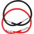 thumbnail image 4 of 4 AWG Battery Cables Set with Terminals, Pure Copper Battery Inverter Cables with 3/8 Inch Lugs, Power Wire (Positive and Negative) for Solar ATV RV Boat Automotive Marine Motorcycle (18"), 4 of 5