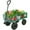 Green, variant on Jump Into Fun Wagon Cart, Steel Mesh Garden Cart with 10" Solid Wheel, Utility Wagon 660LBS Capacity, Garden Wagon with Removable Sides, Folding Garden Cart and Wagon Heavy Duty, Yard Wagon, Blue