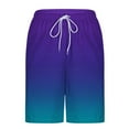 thumbnail image 5 of Taqqpue Mens Tie Dye Graphic Shorts Athletic Running Basketball Shorts Casual Summer Beach Elastic Waist Drawstring Shorts with Compression Liner, 5 of 6