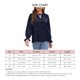 thumbnail image 4 of Blusa de manga larga con escote en V, puños con volantes, detalle de lazo y cuello con volante, talla XL Royalblue Top informal para mujer, 4 of 5