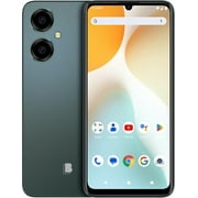 BLU G64 G1010WW 6.8" HD+ Infinity 256GB Dual-SIM 4G LTE GSM Smartphone, Unlocked, Green