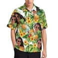 thumbnail image 4 of Camisas con hojas de aguacates florales para hombre, ropa con estampado 3D, camisa de playa hawaiana, camisetas de manga corta Y2K, ropa vintage, blusa con solapa, 4 of 5