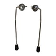 thumbnail image 4 of 2 piezas de soportes para pies de batería, soportes de metal para bombo, patas para accesorios de kit de batería, 4 of 9