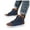 Blue, variant on WNVMWI Mens Shoes Black Sneakers Non Slip Work Shoes for Men Black Leather Dress Shoes Lightweight Casual PU Sneakers Walking Shoes for Men Comfortable Running Shoes Fashion Slip On Sneakers Size 43
