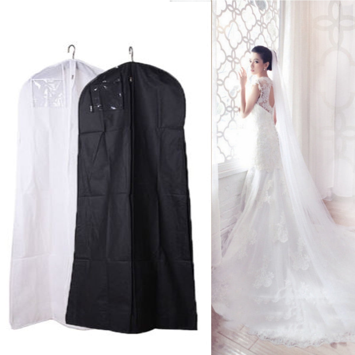 wedding dress covers breathable