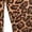 brown, variant on Women One Shoulder Leopard Print Jumpsuit Slim Fit Asymmetrical Stretch Outfit