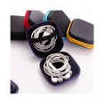 thumbnail image 1 of 5 Pieces In Ear Bud Earphone Headset Headphone Case Mini Storage Carrying Pouch Bag With Carabiners, 1 of 5