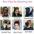 thumbnail image 4 of Pince à Cheveux de Noël pour Filles Grand Nœud Accessoires pour Cheveux, 4 of 5