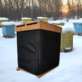 thumbnail image 1 of Envoltura de colmena de abejas de invierno Envoltura de aislamiento de colmena de abejas Funda aislante Oxford ligera, resistente al viento, lavable y, 1 of 8
