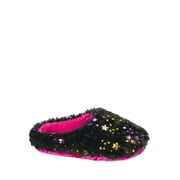 Dearfoams Girl's Star Pile Clog Slippers