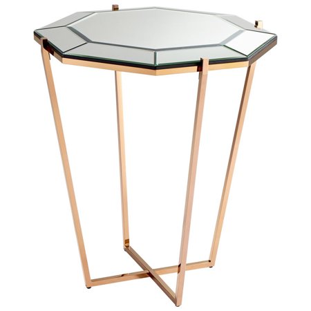 Cyan Design Elara Foyer Table Rose Gold Elara 30 Long Iron Wood
