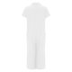 thumbnail image 4 of ICHUANYI Clearance Women's Solid Color Casual Short Sleeved Medium Length Cotton Linen Shirt Jumpsuit(White, M) ICHUANYI WER2023080912571, 4 of 5