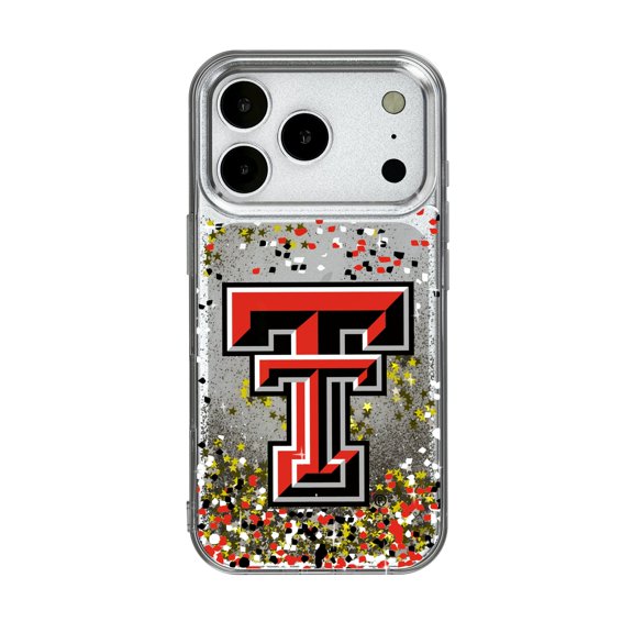 Texas Tech Red Raiders iPhone Glitter Confetti Design Case