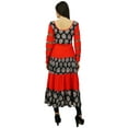 thumbnail image 3 of Bimba Women Long Red Dress Flaired Designer Anarkali Kurta Kurti Clothing, 3 of 8
