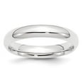 thumbnail image 3 of Platinum 4mm Comfort-Fit Wedding Band Ring Size 7.5, 3 of 6