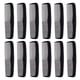 thumbnail image 1 of Vogacara 12 peines para peinar el cabello, herramientas de barbería, suministro de modelado multifuncional Cuidado del cabello Negro, 1 of 6