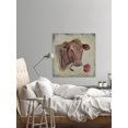 thumbnail image 5 of Parvez Taj Romantic Cow Canvas Wall Art, 5 of 7