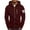 Wine, variant on LMKIHUSA Mens Fleece Lined Jackets Full Zip Casual Winter 2025 Coats Long Sleeve Flag Print Jackets Fitness Athletic Pockets Hooded Sweatshirts Navy,S
