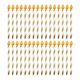 thumbnail image 4 of 50pcs Colored Striped Straw Candle Style Cake Picks Cupcake Toppers Cake Decors, 4 of 4