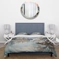 thumbnail image 3 of Designart "Asian Art Imperial horizon II" Asian Bedding Covert Set - Asian Art White People Bed Set With 2 Shams, 3 of 6