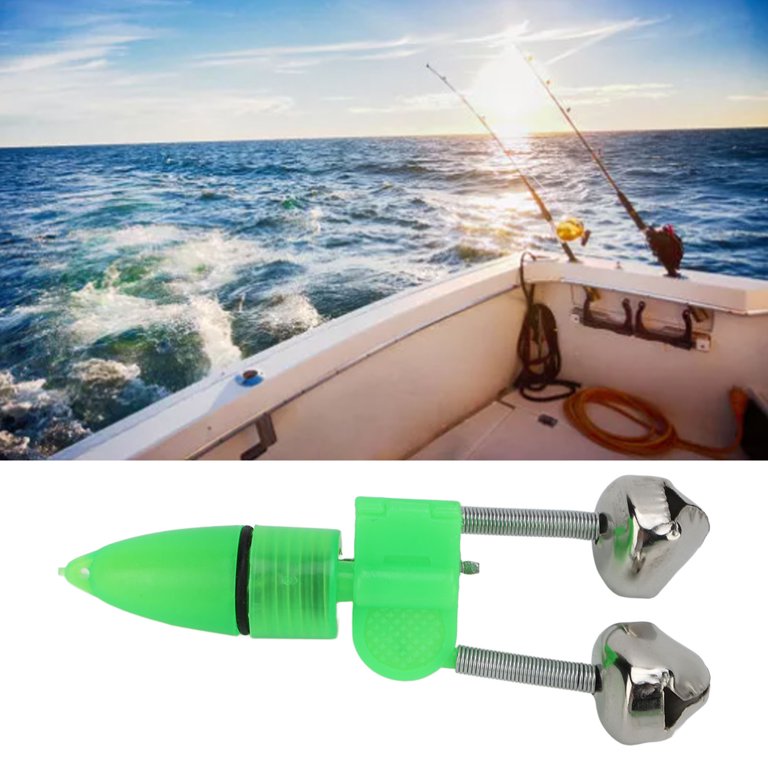 Fish Bite Alarm Alert Bells LED Light Bait Sound Warning Sea Fishing Rod  Clamp 