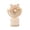 Brown, variant on WYBXZ White Mini Handheld Fan, Portable USB Rechargeable Small Fan, Cute Cartoon Design Pocket Fan for Summer, Quiet Cooling Fan for Office Desk, Graduation Gift