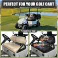 thumbnail image 5 of FUIALDOLG Golf Cart Seat Covers for Club Car Front and Rear Seat Cushion, American Bald Eagle Flag Universal Fit for Women Men Ezgo Golf Cart Accessories, Breathable & Easy to Clean, 5 of 8