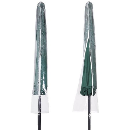 Outdoor Umbrella Cover - Outdoor Patio Umbrella Protective Cover Bag w/ Zipper Fit 6' 7' 8' 9' 10'/11' 12' 13' Umb