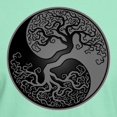 thumbnail image 3 of CafePress - Grey And Black Yin Yang Tree T Shirt - Men's Classic Graphic Cotton T-Shirt, 3 of 4
