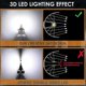 thumbnail image 4 of H7 LED Headlight Bulbs 10-32V Upgraded 360 Degree H7 LED Bulbs 60W White Extremely Bright 18000LM, 4 of 5
