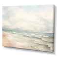 thumbnail image 2 of Designart "Serene Beach Horizon In Soft Colors IV" Coastal Minimalism Wall Decor, 2 of 7