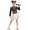 Zoey, variant on HTQWLP 3 Piece Halloween Popular Singers Costume, Halloween Role Play Girls Pop Star Fancy Dress Outfits, Halloween Party Stage Performance Dress up for Girls, Black/120