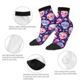 thumbnail image 5 of Pofeuu Skull mushroom colorful cute Print 30cm Socks, Adult Running Hiking Socks for Youth and Adult, 5 of 7