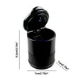thumbnail image 3 of CxhicLuv Car Ashtray, Auto Smokeless Holder, LED Light Sealed Anti-Odor, Vehicle Smoking Accessories, Ash Containment & Odor Prevention Tools for Car Smokers, Drivers, Black, 3 of 7
