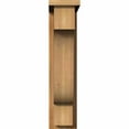 thumbnail image 2 of 6"W x 14"D x 26"H Newport Rough Sawn Corbel w/Backplate, Western Red Cedar, 2 of 9