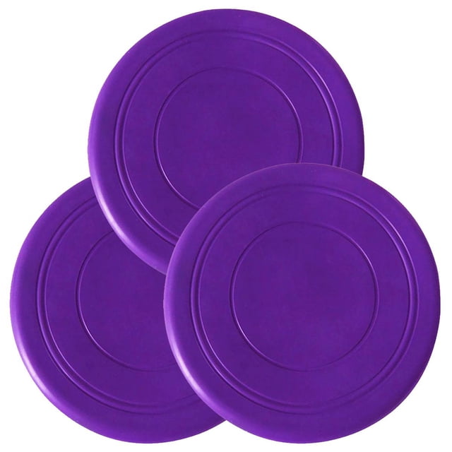 Frisbee de largo alcance VentDepot FlyBixPurple 3 Piezas 18 cm morado