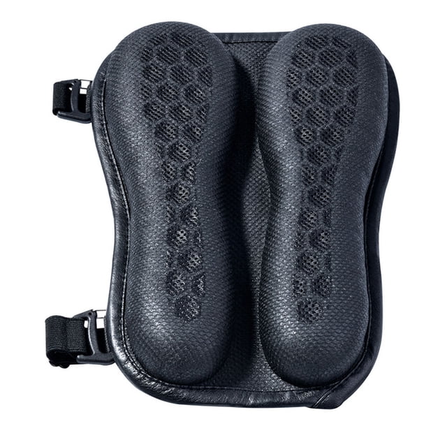 Cojín de asiento de motocicleta Riwesomey Ajuste universal Negro