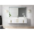 thumbnail image 4 of James Martin Vanities 389-V72s-G-Gw Mercer Island 72" Wall Mounted Single Basin Wood, 4 of 7
