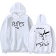 thumbnail image 1 of Kenny Mason Ruffs Merch Hoodie Pockets Drawstring Unisex Hooded Sweatshirt Fashion Clothing,White,S, 1 of 2