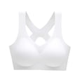 thumbnail image 2 of Stamzod Sports Bras for Women Bras for Women No Underwire Jelly Bra Racerback T Shirt Bra Push Up Seamless Wireless Bras, 2 of 7