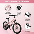 thumbnail image 4 of 20 Inch Mountain Bike for Kids, Akaber Bicycles for Boys Girls 6-14 Years, 7 Speed Gears, Suspension Fork, Dual Disc Brakes, Anti-Slip Tires, 4 of 9