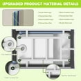 thumbnail image 6 of Noble House 43" Acrylic Freestanding Soaking Bathtub with Seat, Pop-Up Overflow Drain, Gloss White, 6 of 8